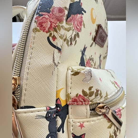 Sailor Moon Luna Mini Backpack * Flawed - Picture 5 of 10
